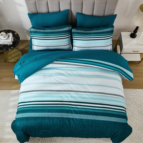 Dobuyly comforter fill detail displays stitched construction preventing clumping and even warmth