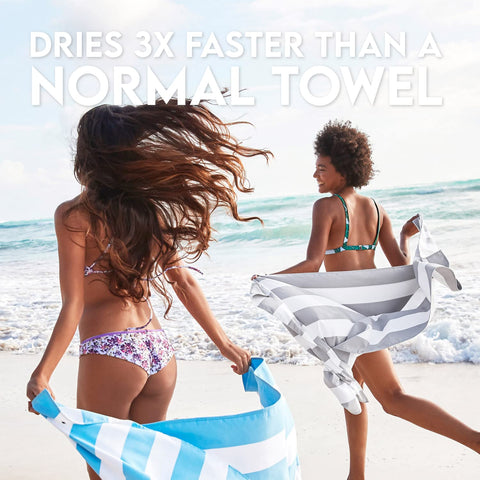 Dock & Bay towel poolside in use for quick-dry convenience
