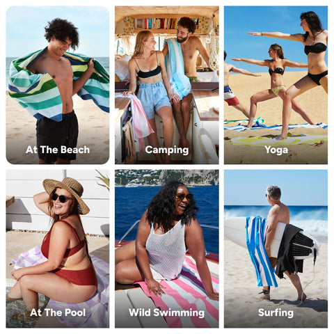 Dock & Bay child using towel showing comfort and family-friendly size