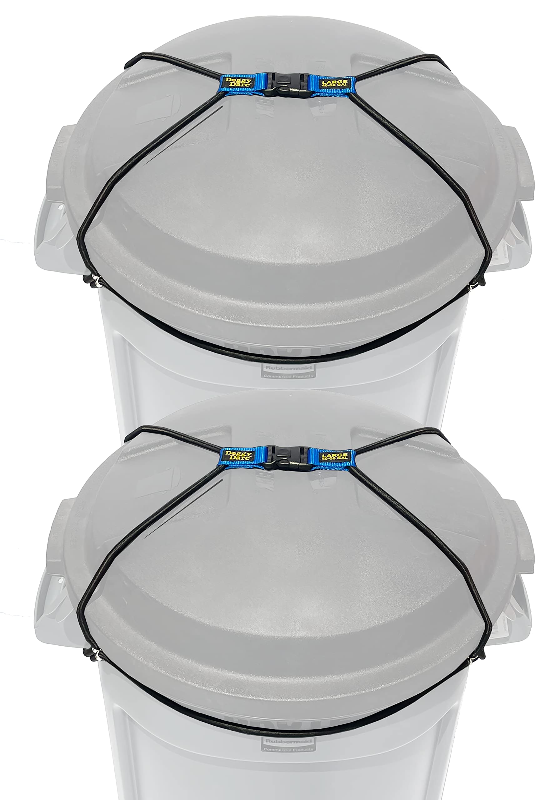 Doggy Dare front view of two-pack packaging showing product and size