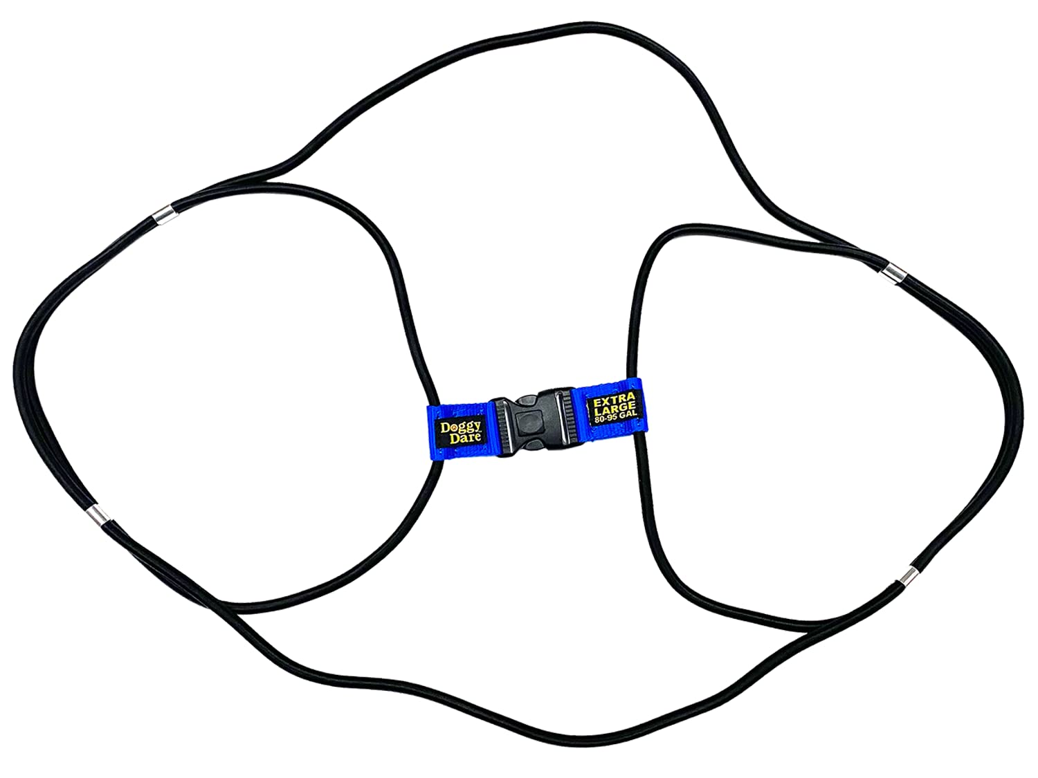 Doggy Dare fitted to a square 40–60 gallon can demonstrating compatibility