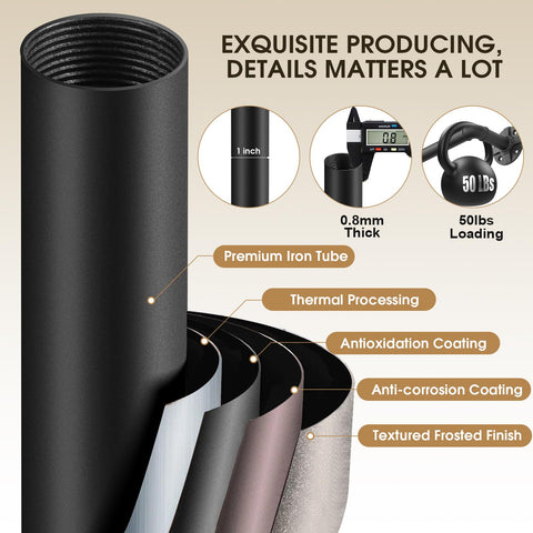 DOJUWIN ceiling-mounted rod creating room divider for flexible privacy