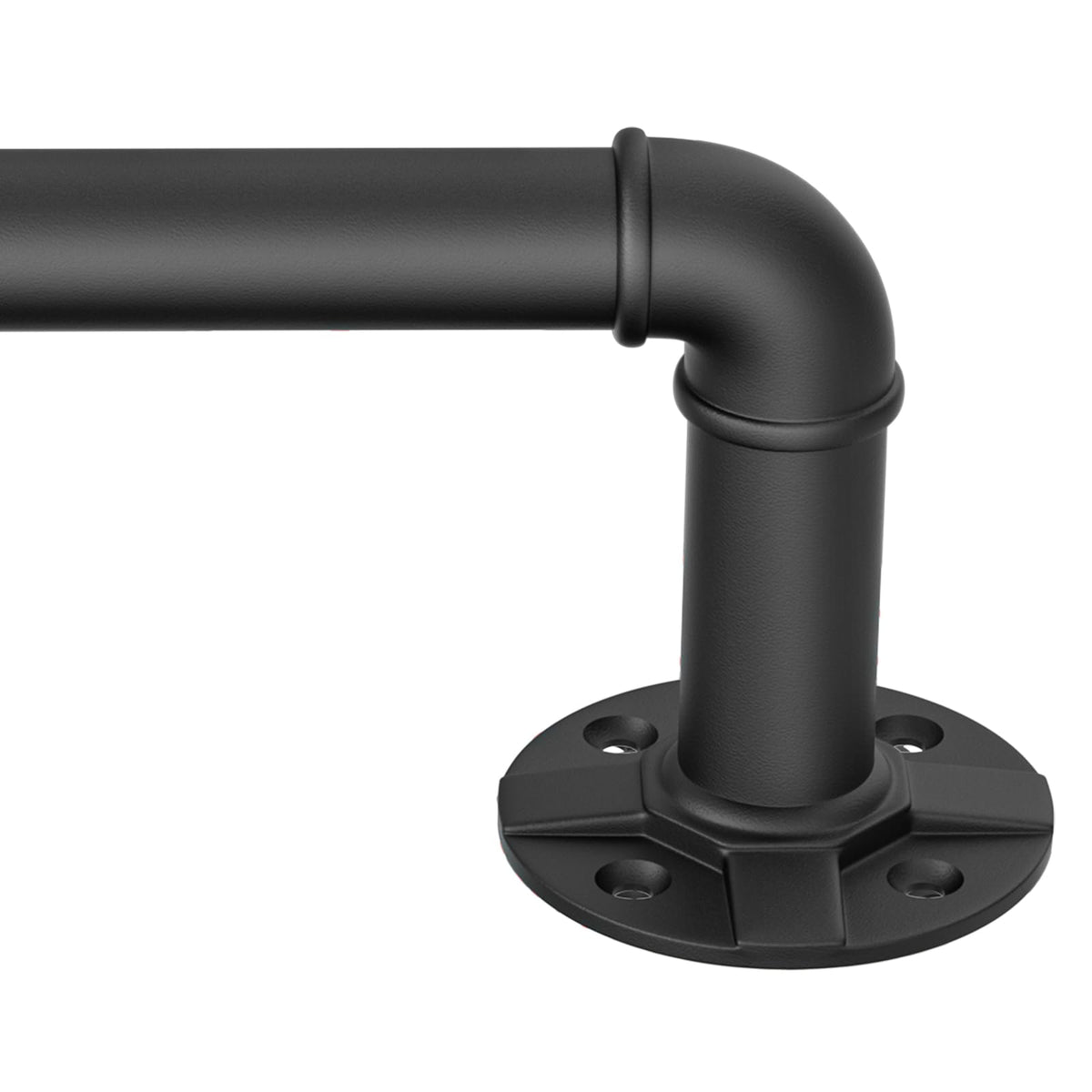 DOJUWIN front view assembled rod showing sleek blackout coverage benefit
