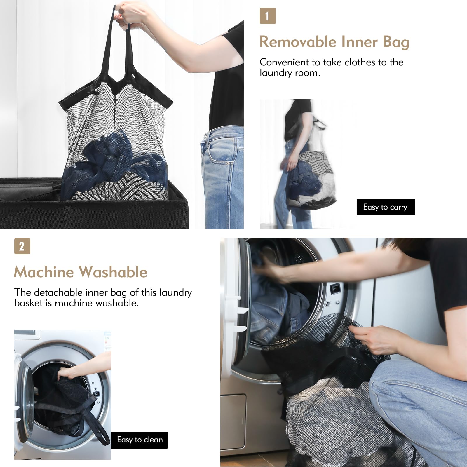 DOKEHOM double-layer fabric and reinforced stitching for durability