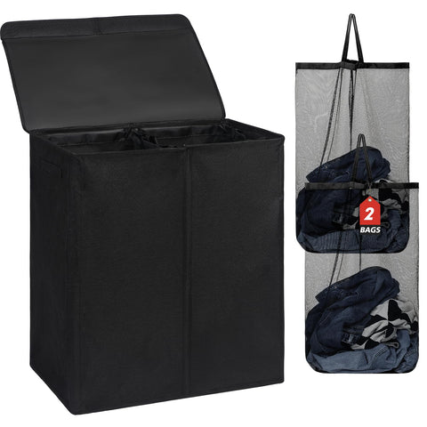 DOKEHOM front view with lid showing large capacity and tidy look