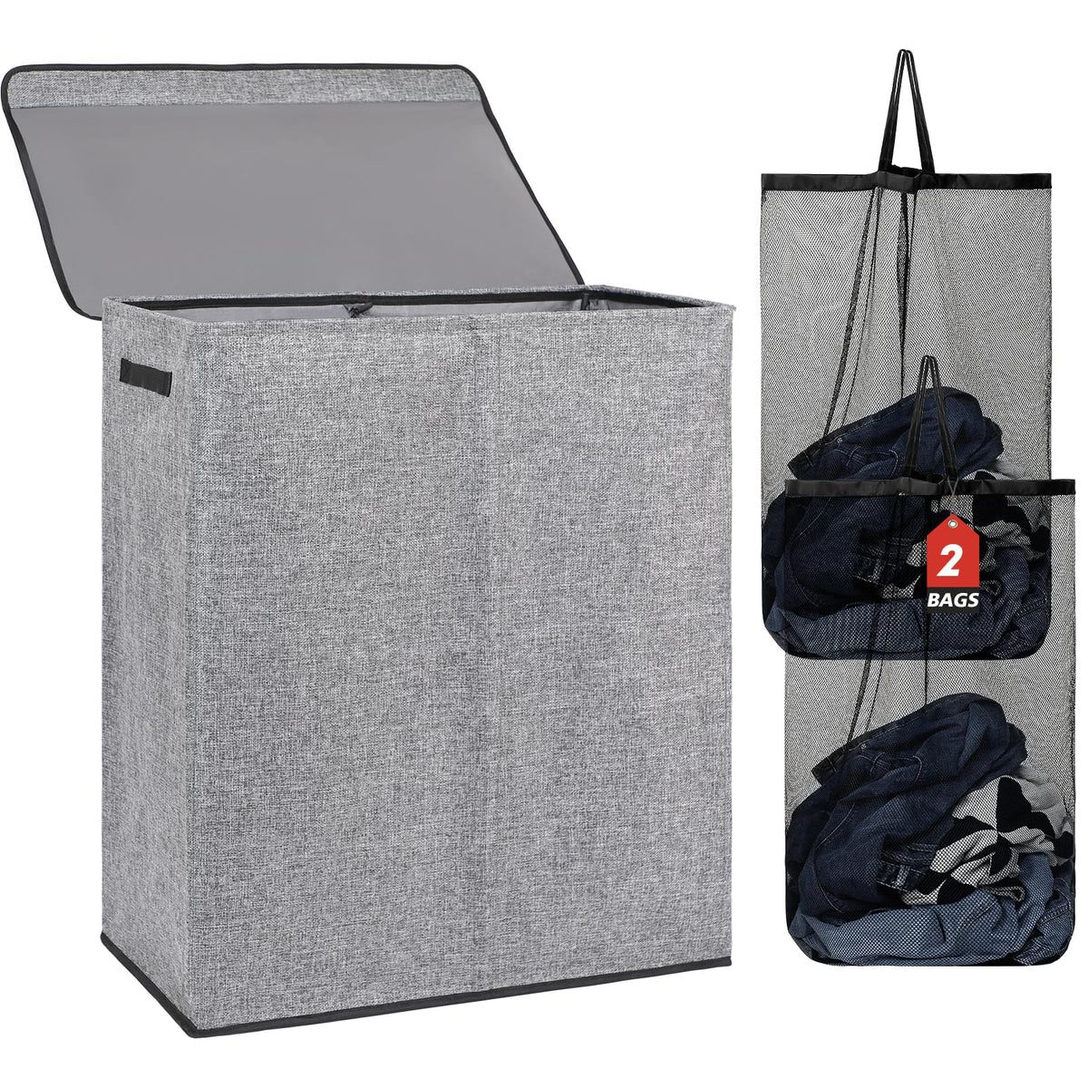 DOKEHOM front view with lid closed showing tidy storage benefit