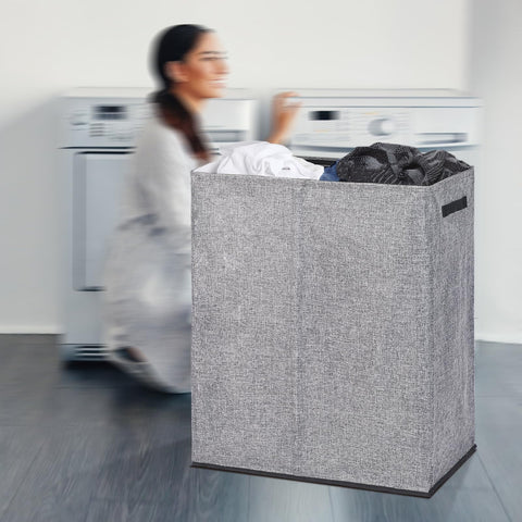 DOKEHOM next to standard basket demonstrating 150L capacity benefit