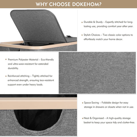 DOKEHOM interior support rods illustrating stability and durability benefit