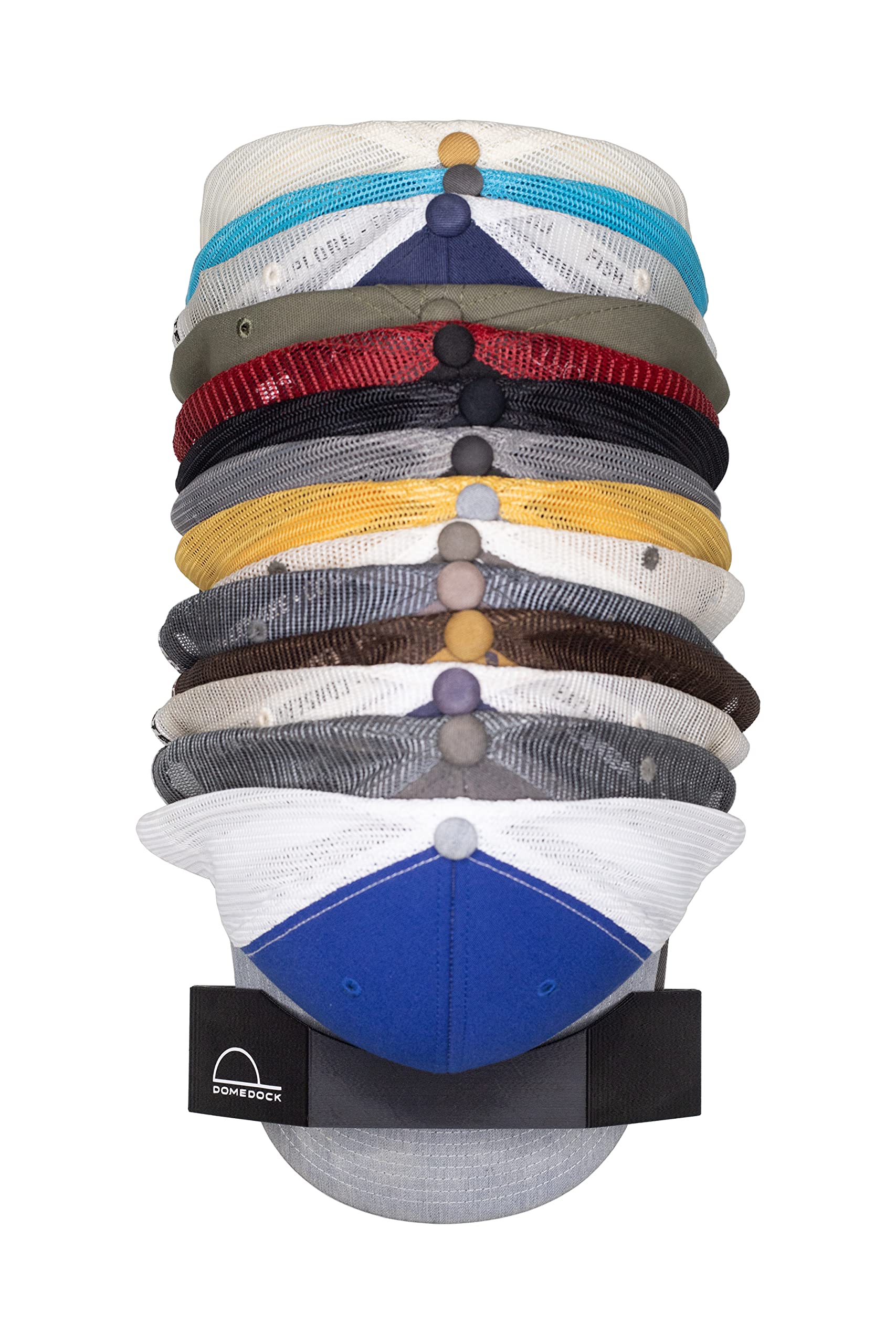 Dome Dock closeup of curved shelf detail protecting hat brims and shape