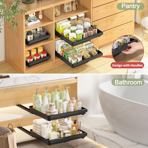 DOMNIU installed in a frameless cabinet offering improved access benefit