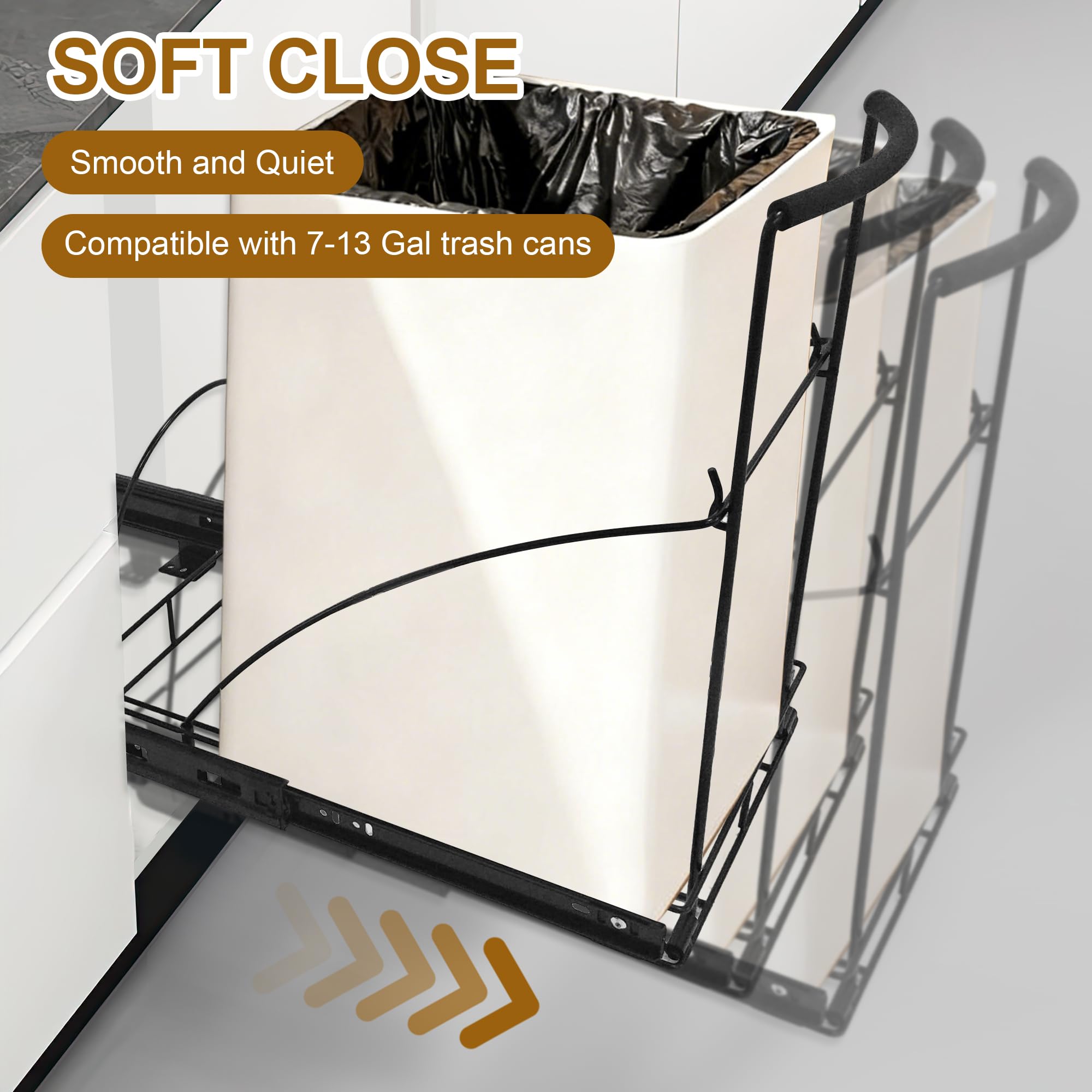Dooniass close-up of soft-close rail showing quiet durable operation