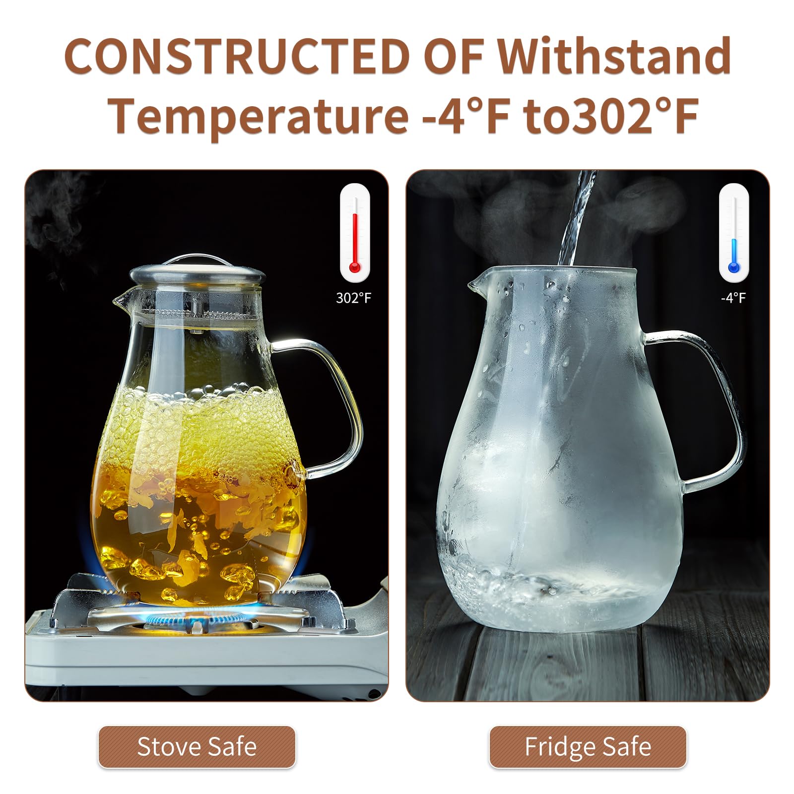 DOPUDO pitcher fitting in refrigerator door for convenient cold storage