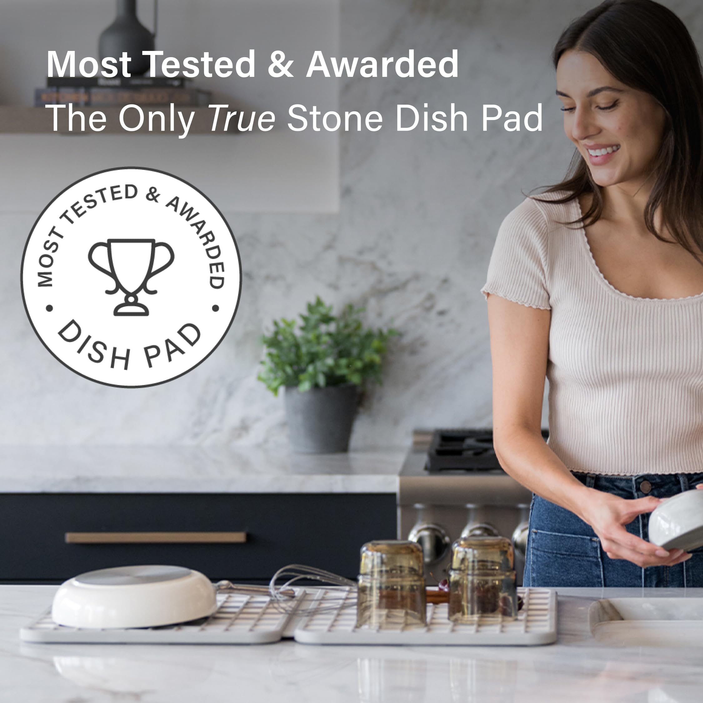 Dorai dish pad with included sanding tool for easy surface refresh benefit