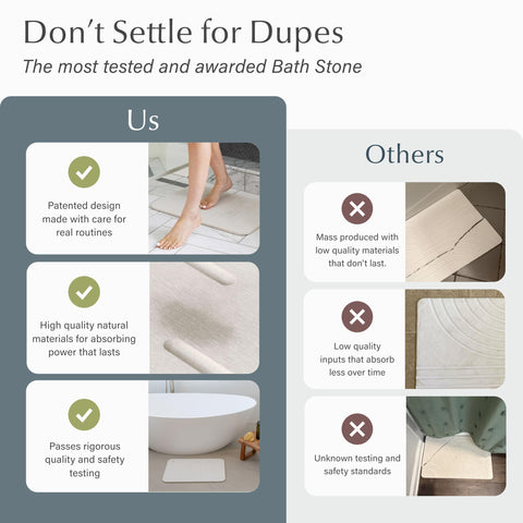 Dorai mat in modern bathroom setting offering hygienic, low‑maintenance style benefit