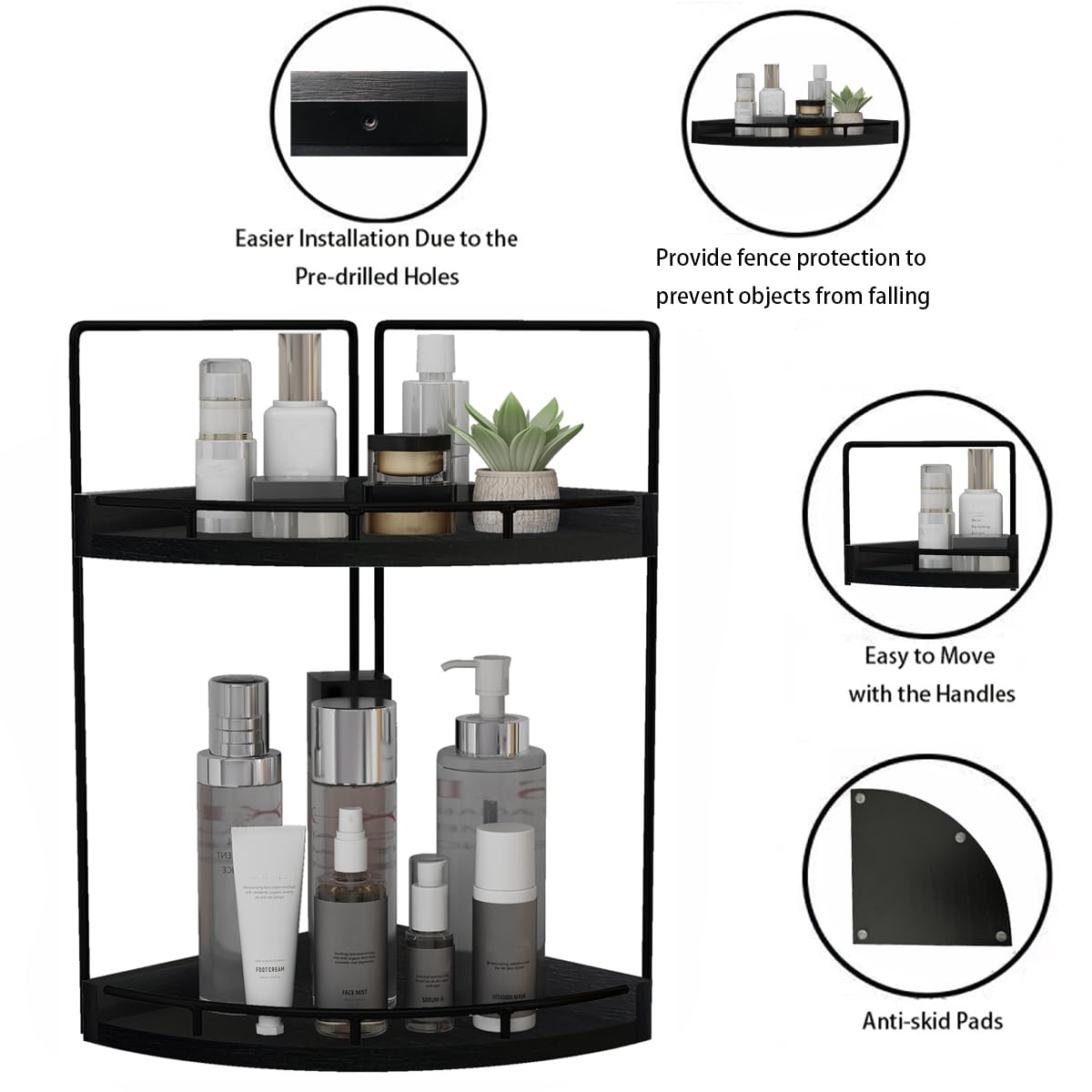 Dorhors top tier closeup with daily essentials for quick access