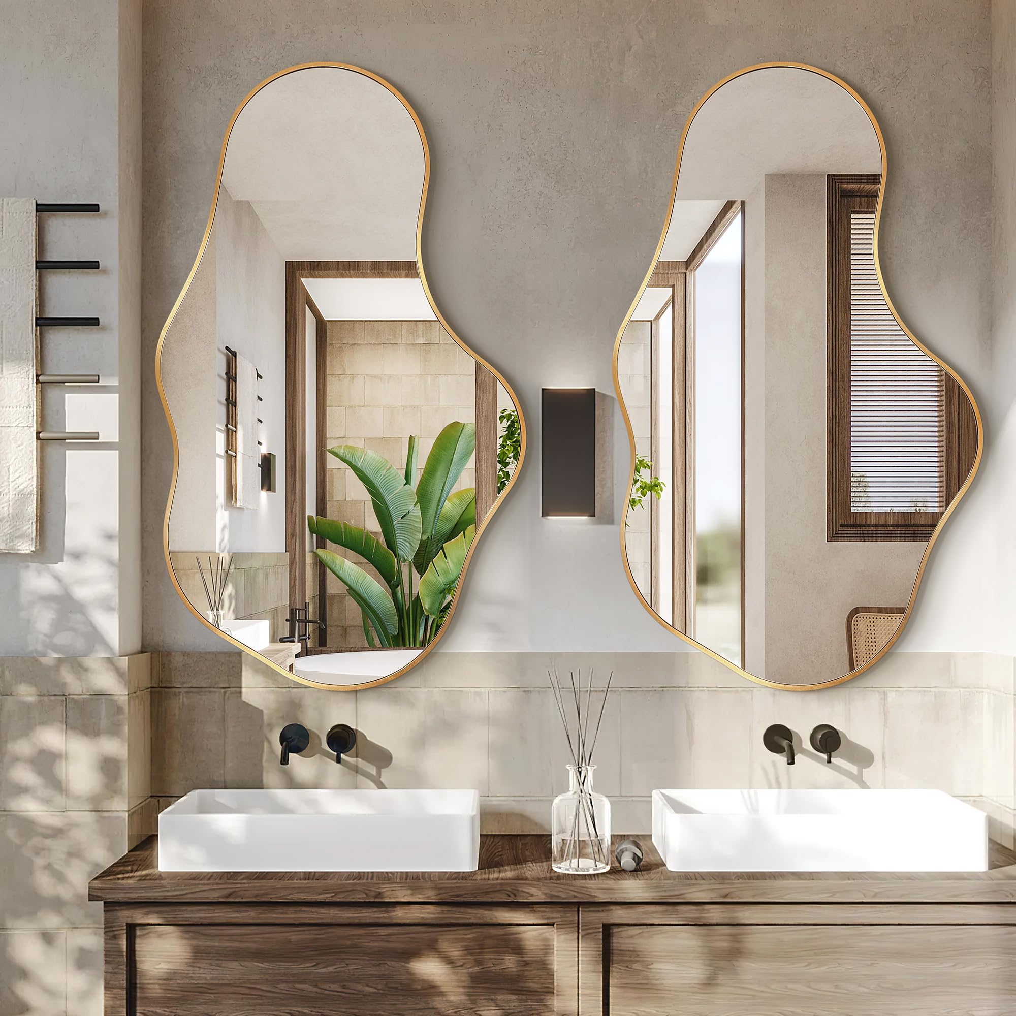 Dorlicecass lifestyle shot in bedroom vignette showing design versatility and aesthetic uplift benefit
