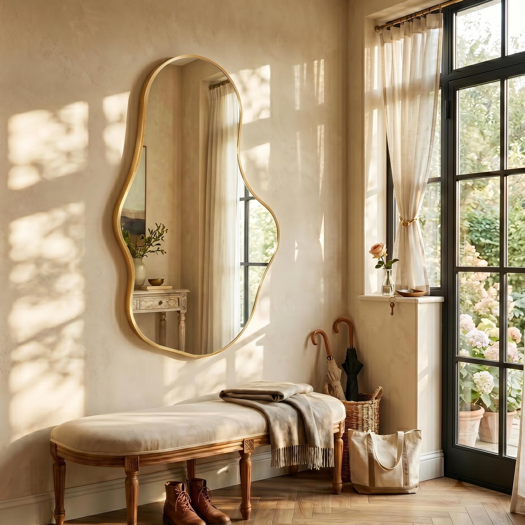 Dorlicecass mirror styled above bathroom sink demonstrating decorative upgrade and space-lift benefit