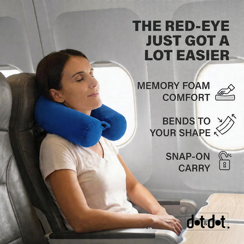 Dot&Dot close-up of memory foam inside pillow highlights supportive cushioning