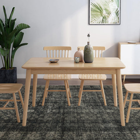 Dotiiorug in living room lifestyle scene adding classic elegance