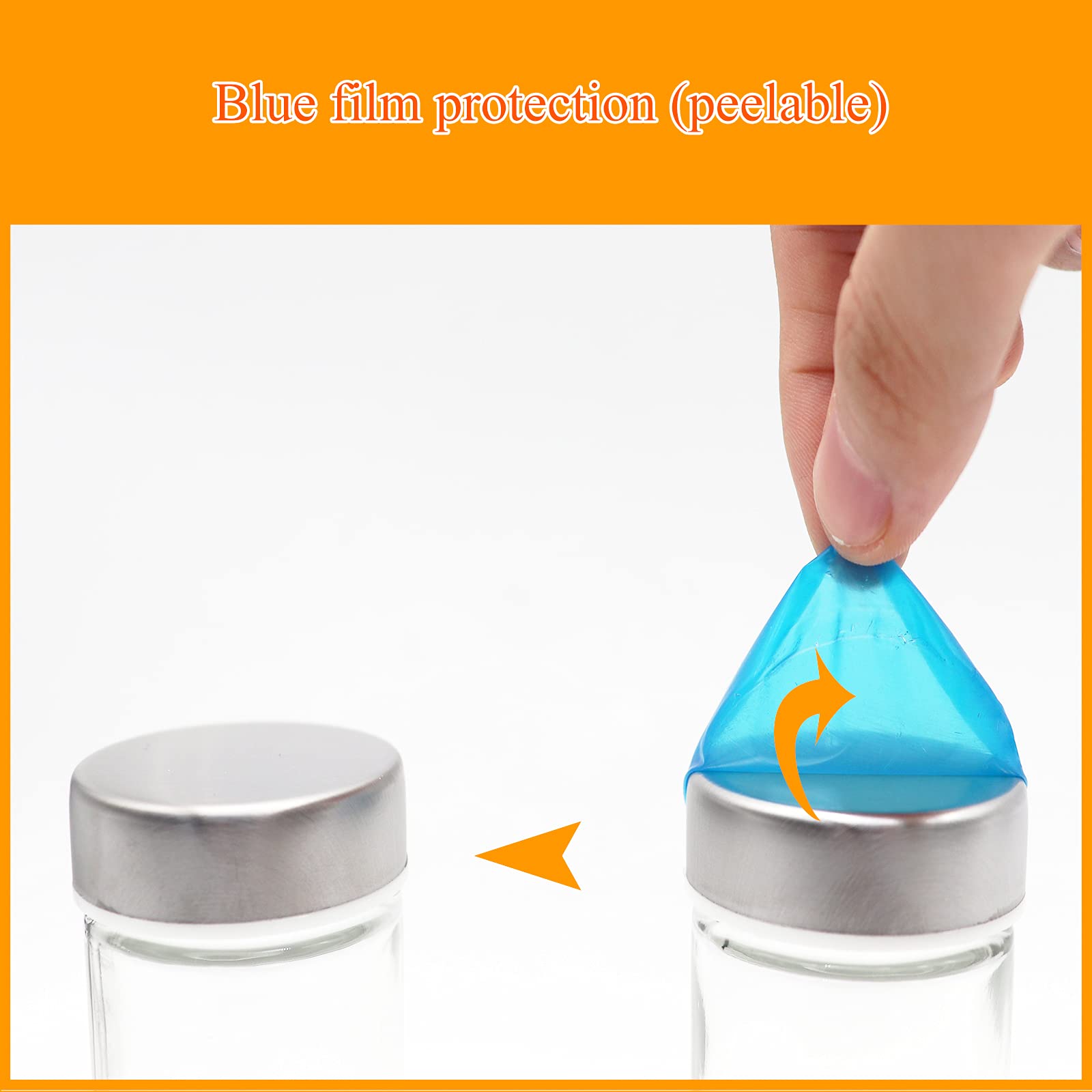 DOUBLE 2 C jars filled with colorful spices illustrating quick visual selection benefit