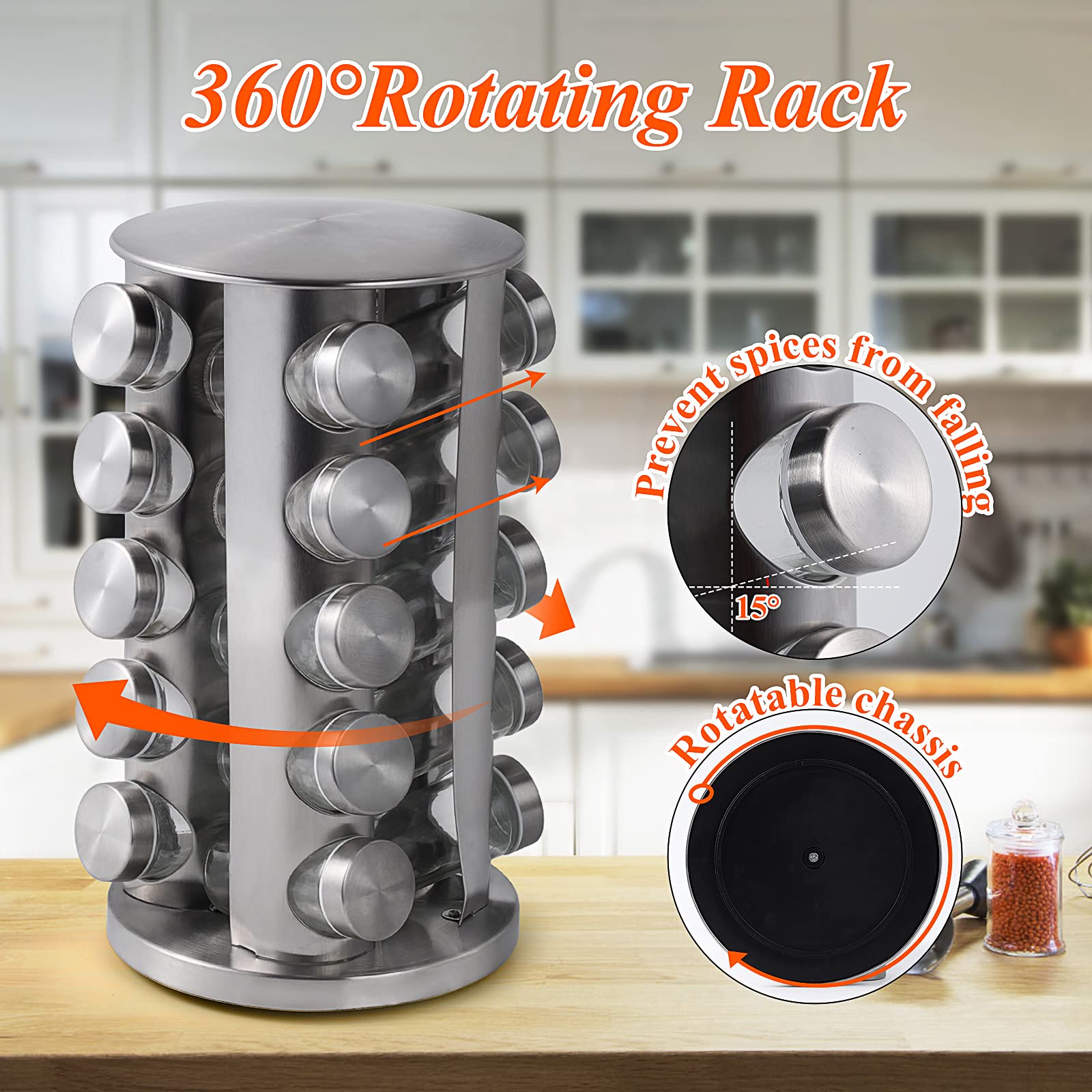 DOUBLE 2 C rotating base in motion demonstrating smooth 360-degree access benefit