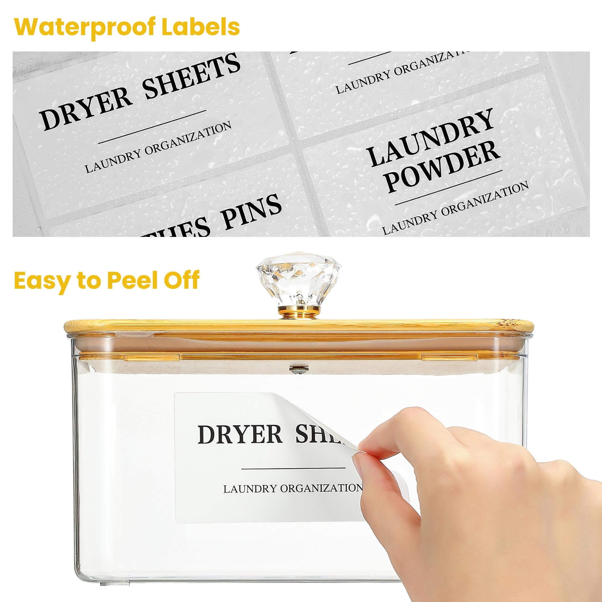 Dounozzi dryer sheet holder filled to capacity showing tidy dispensing benefit