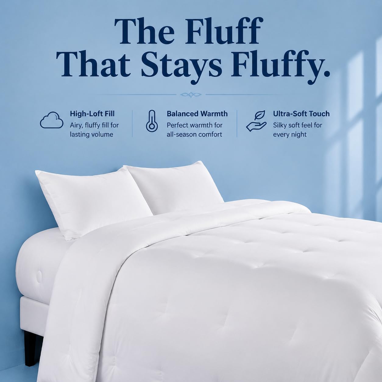 DOVOSLEEP close-up of cotton shell texture highlighting breathable comfort and gentle feel