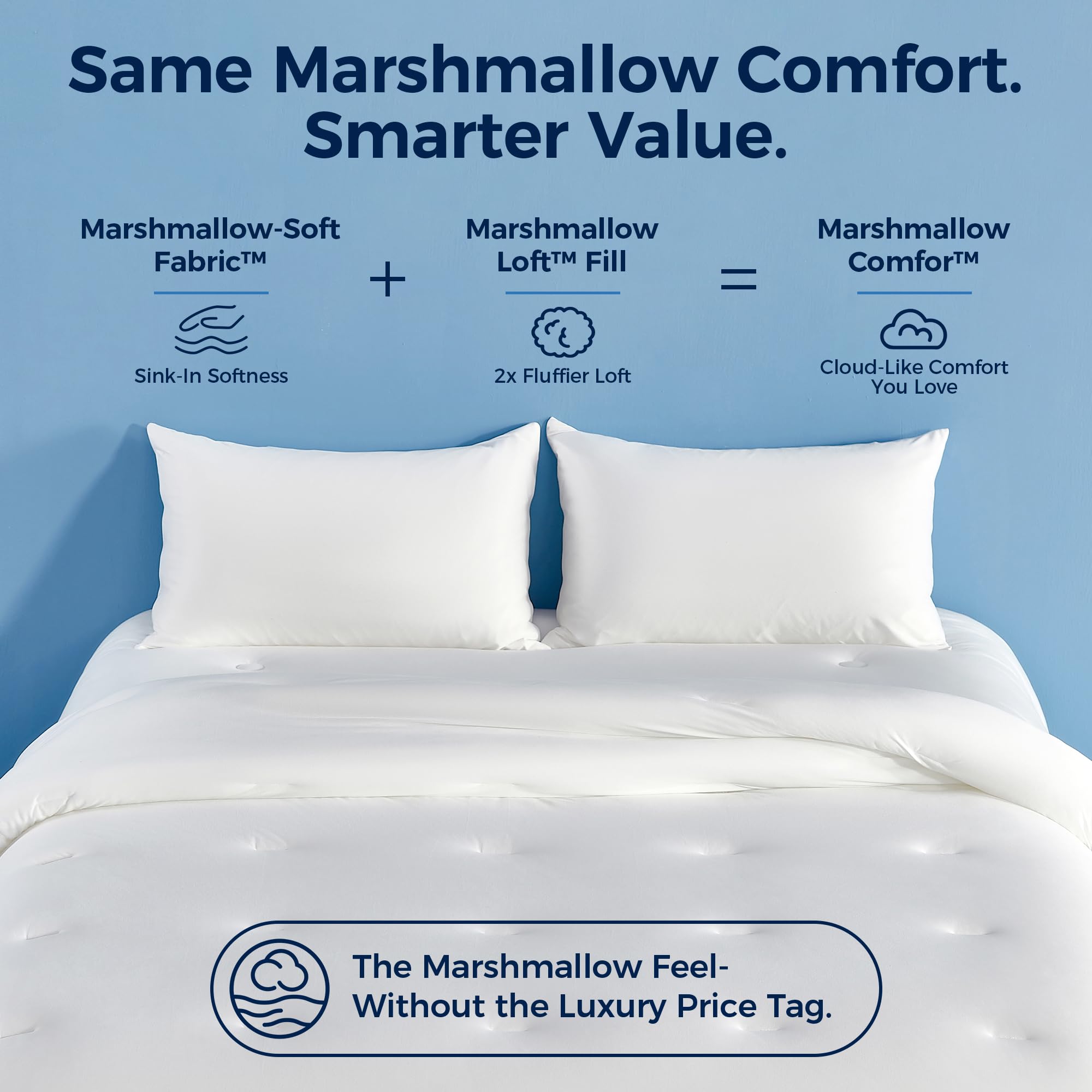DOVOSLEEP comforter in washing machine showing machine-washable convenience for easy care