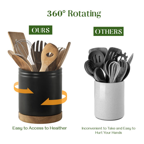 DOWAN ceramic holder staged on kitchen counter adding stylish organization