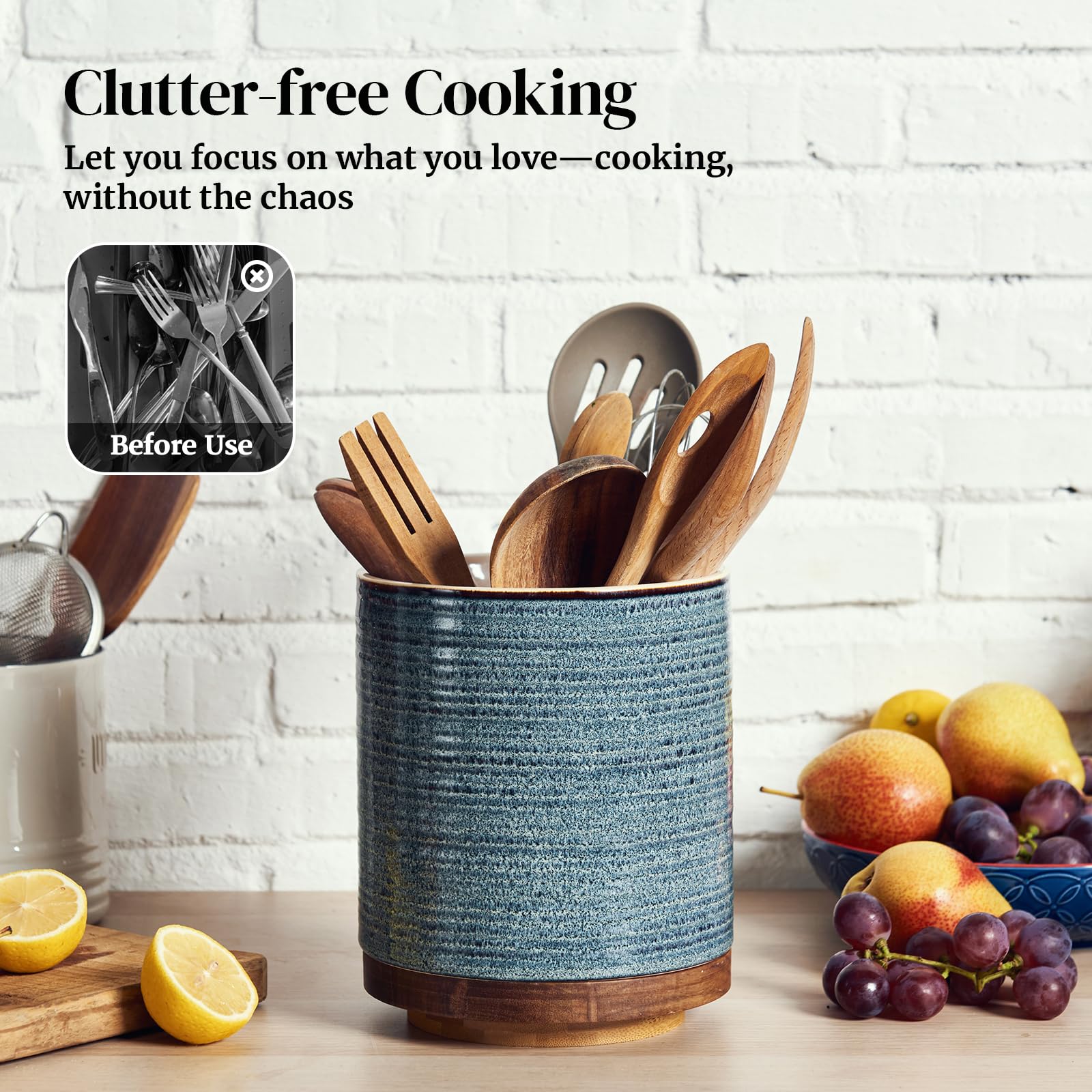 DOWAN close-up glaze texture showing durable ceramic finish