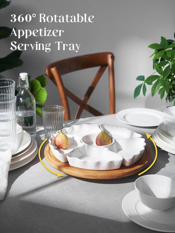 DOWAN close-up of porcelain tray texture, durable finish