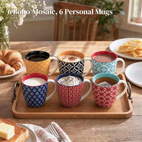 DOWAN set displayed on open shelf adding boho decor and coordinated style