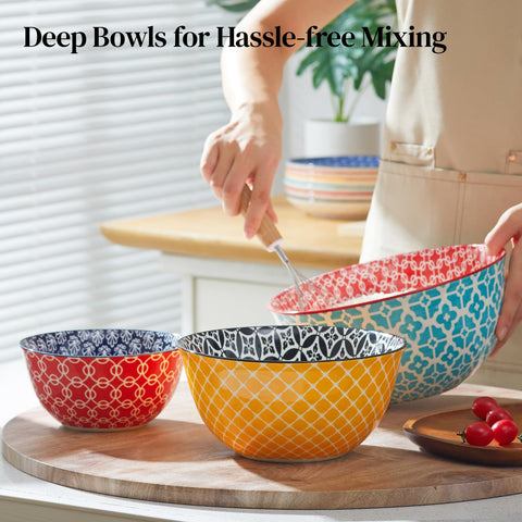 DOWAN medium 2 Qt bowl side profile showing sturdy rim and balance