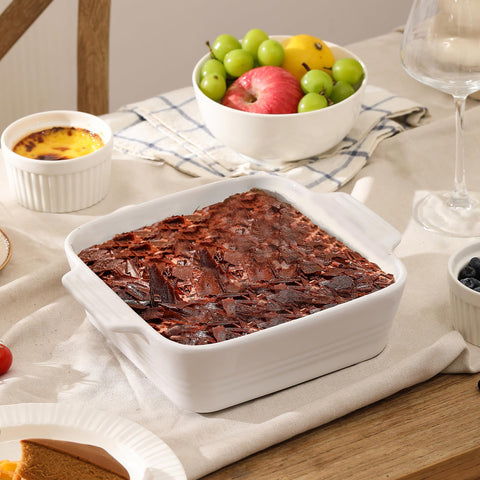 DOWAN dish inside oven demonstrating oven‑safe use up to 500°F for roasting