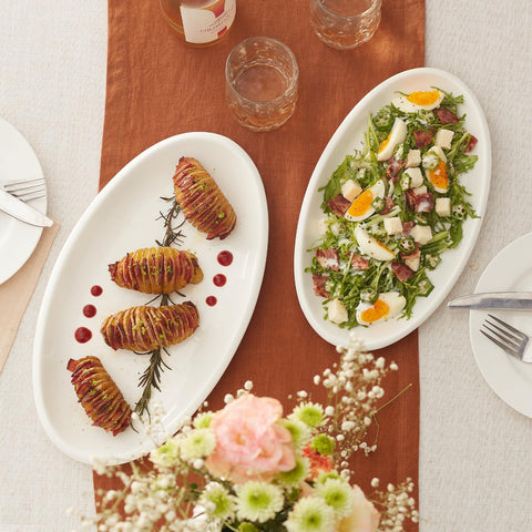 DOWAN platters in dishwasher showing easy cleanup and durable construction