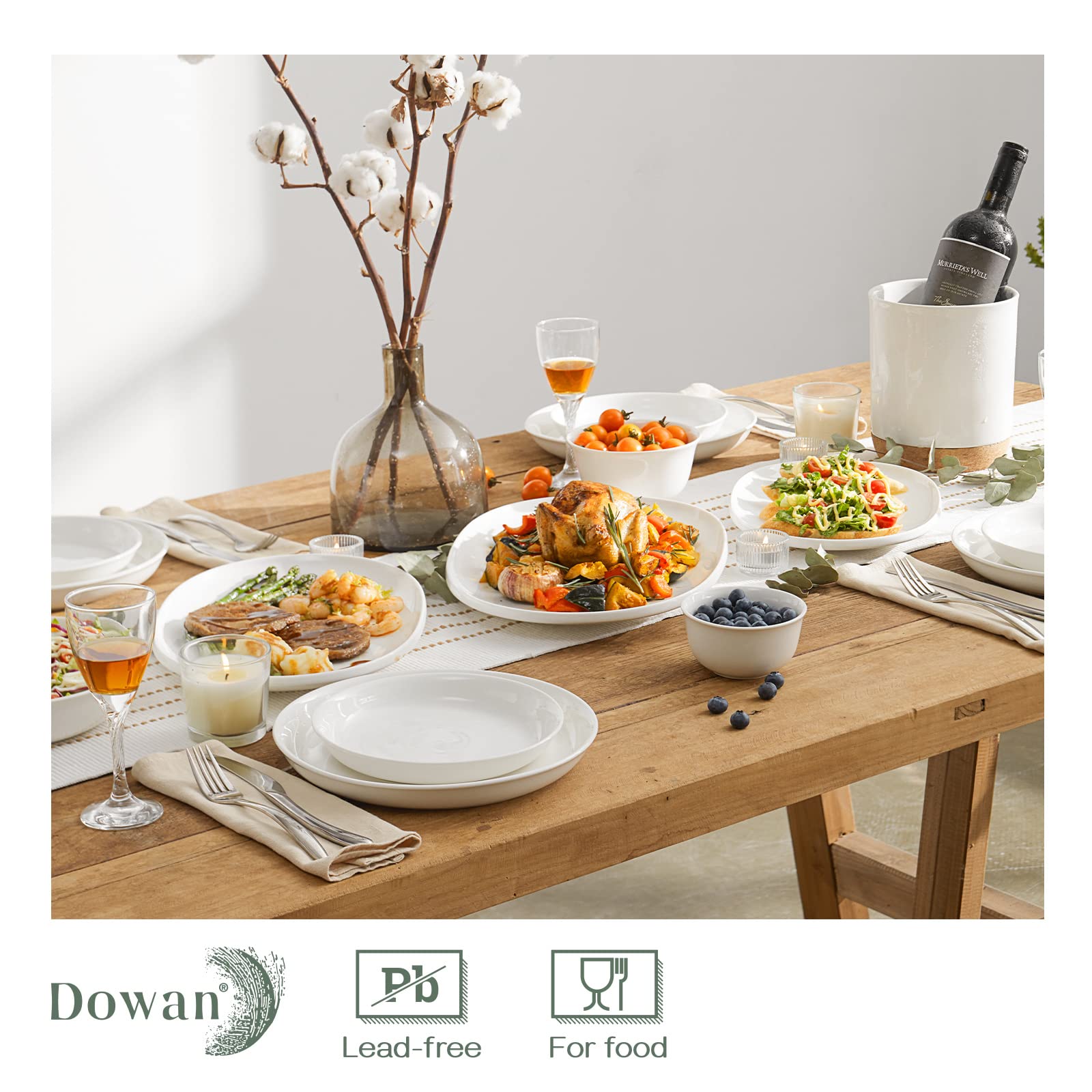 DOWAN small platter beside a fork to show scale and practical portioning benefit
