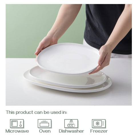 DOWAN stacked platters in cabinet demonstrating space-saving storage benefit