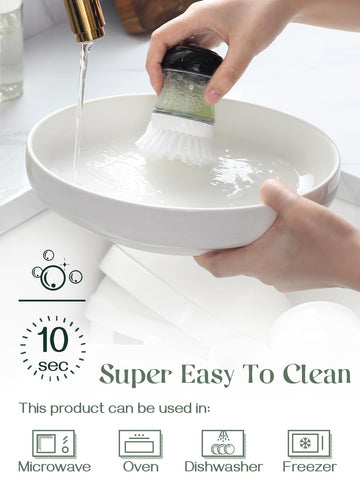 DOWAN stacked bowls illustrating easy storage and lightweight handling