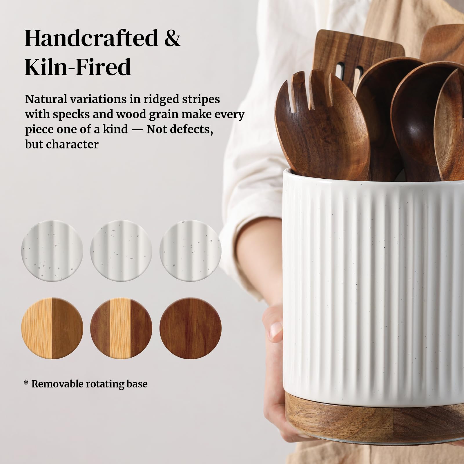 DOWAN detail of removable weighted wooden base providing stability and anti-tip benefit