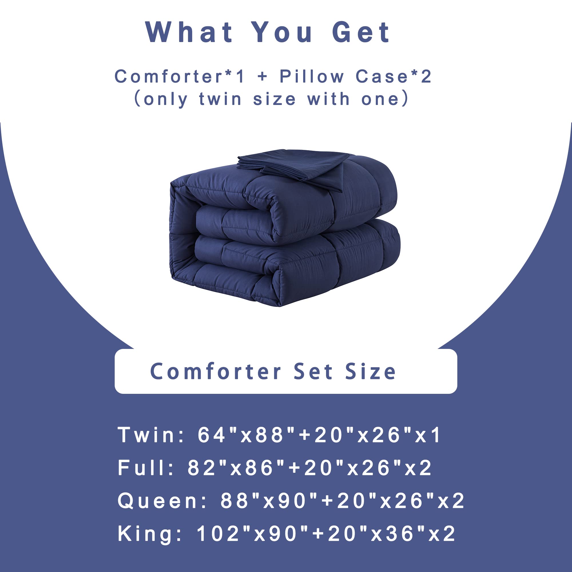 DOWNCOOL comforter styled on full bed in bedroom scene conveying cozy, modern ambience