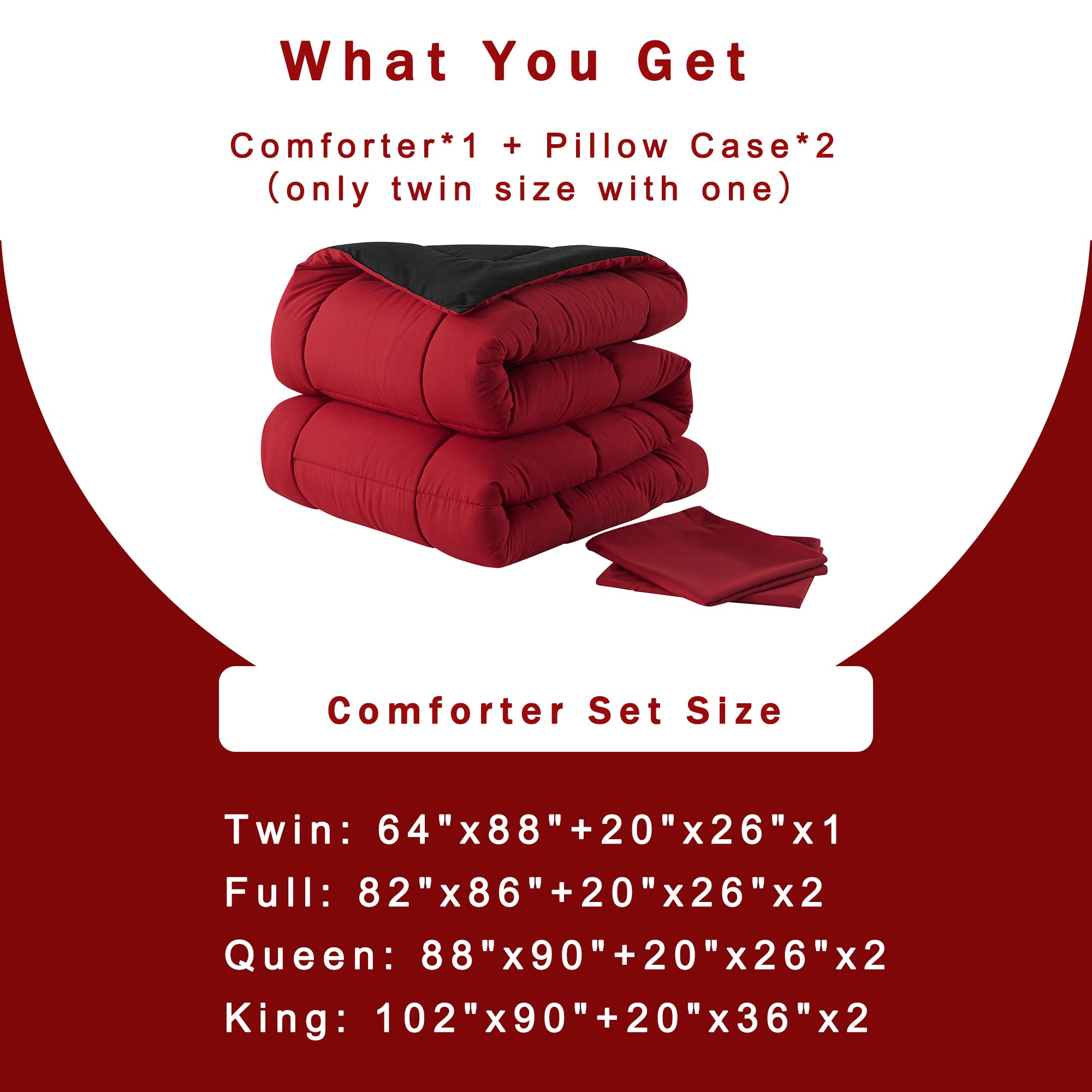 DOWNCOOL vacuum-sealed packaged comforter for easy shipping and quick setup