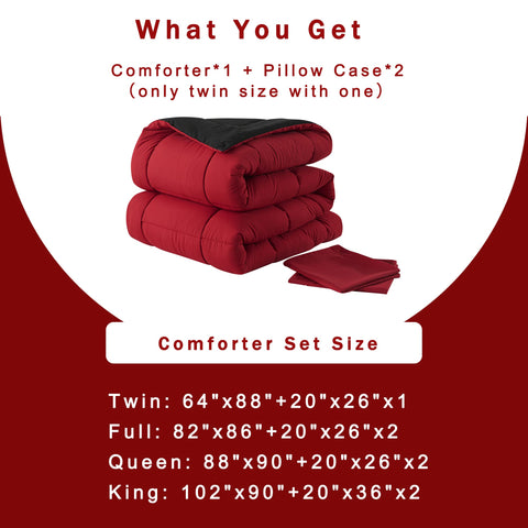 DOWNCOOL vacuum-sealed packaged comforter for easy shipping and quick setup