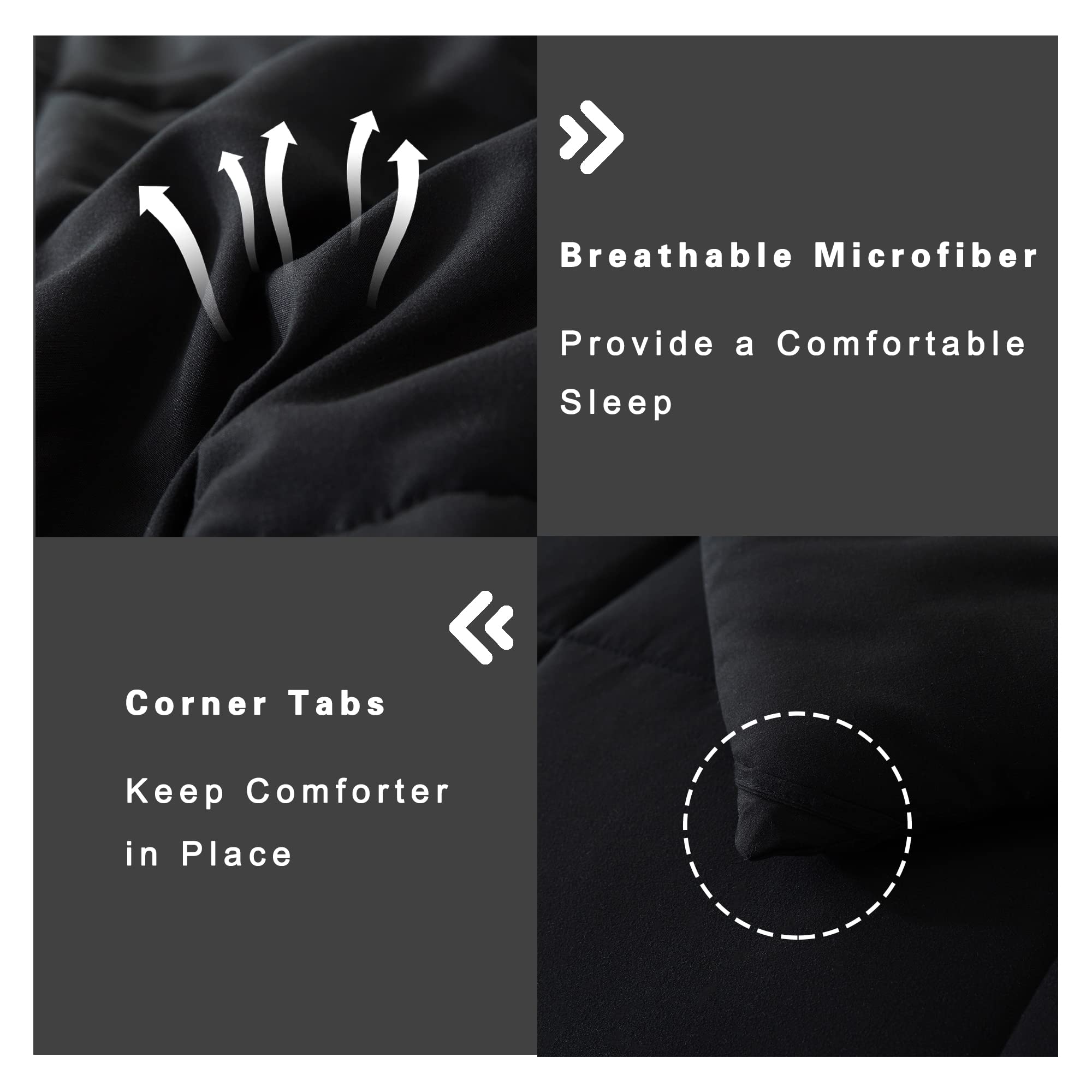DOWNCOOL comforter on full bed to show accurate size and neat coverage