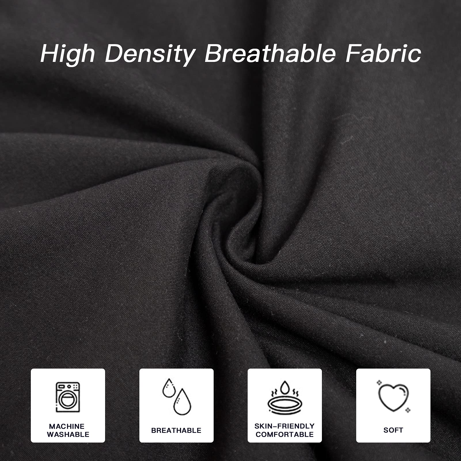 DOWNCOOL envelope closure detail offering skin-friendly, zipper-free access benefit
