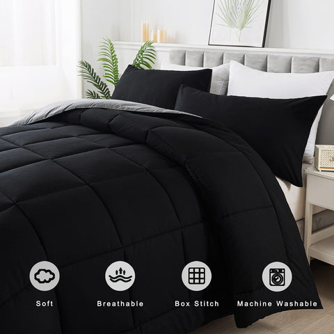 DOWNCOOL image of corner tabs demonstrating secure attachment inside a duvet cover