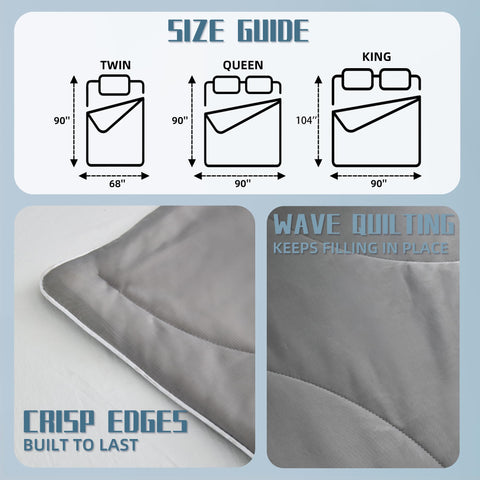 DOWNCOOL folded compact blanket showing portability for travel