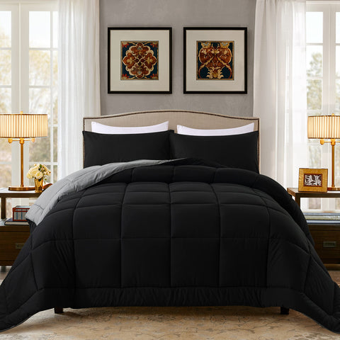 DOWNCOOL front view of comforter vacuum-packed for compact delivery and fast loft recovery