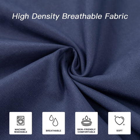 DOWNCOOL full-length pillow on bed demonstrating support across hips and legs
