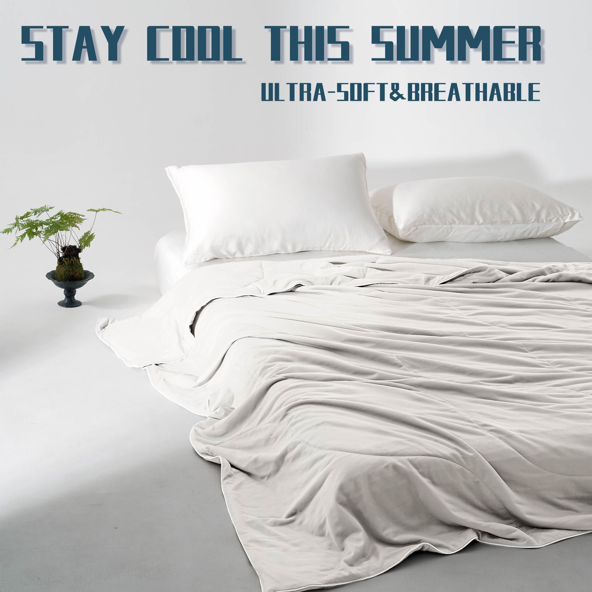 DOWNCOOL comforter in washing machine to show easy-care and quick-dry practicality