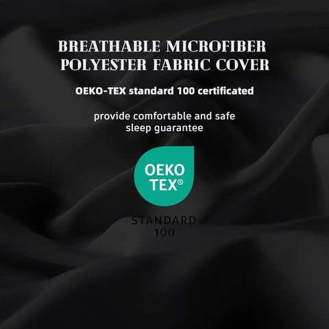 DOWNCOOL microfiber shell close-up showing soft texture for quieter sleep